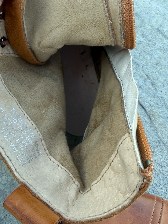 Tara M Lena Brown Leather Ankle Boots 41 - Picture 12 of 14